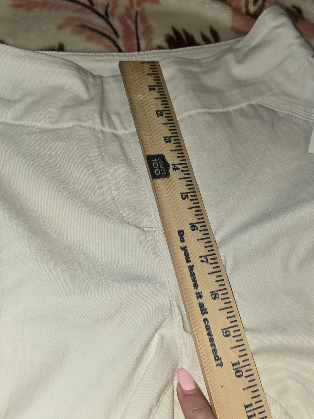NWT Kim ROGERS 6 PETITE belk White Women's Stretch Bermuda Shorts - Picture 8 of 9